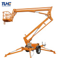 10m Towable Crank Arm Boom Lift Hydraulic Folding Boom Lift